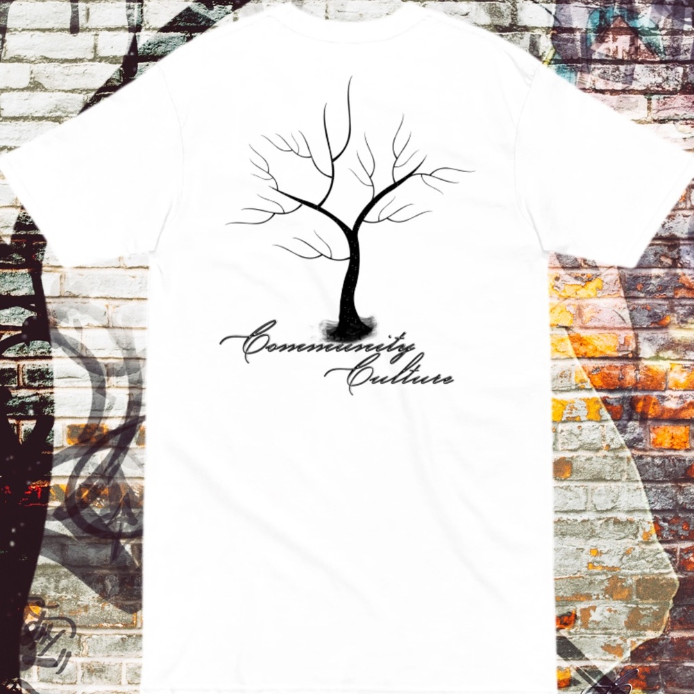 Community Culture “Community Classic” white Menswear T-shirt